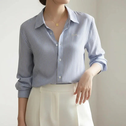 Classic Striped Long-Sleeve Shirt - Loran
