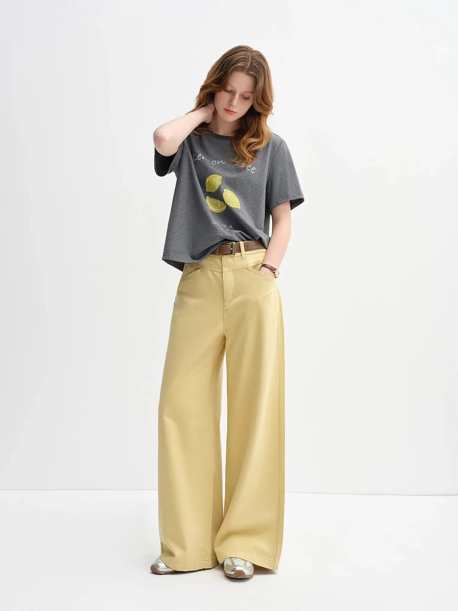 Women’s Fruit Print Cotton T-Shirt | Loose Straight Fit - Loran