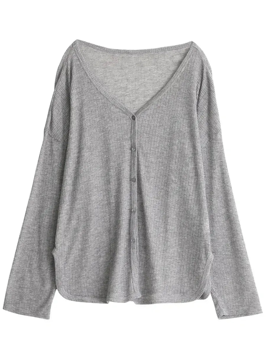Women's V-Neck Cardigan Sweater for Spring/Summer - Loran