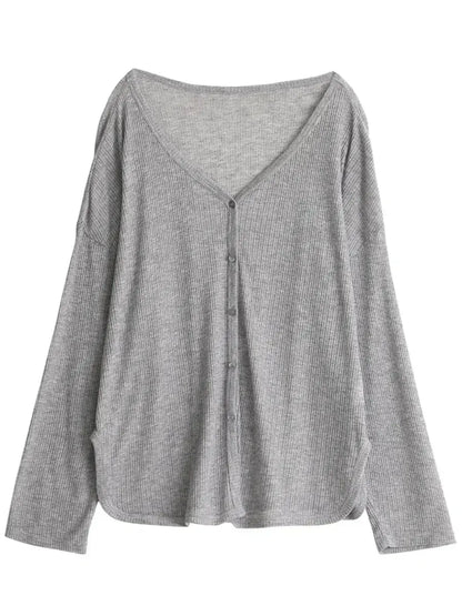 Women's V-Neck Cardigan Sweater for Spring/Summer - Loran