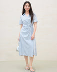 Women's Versatile Midi Shirt Dress