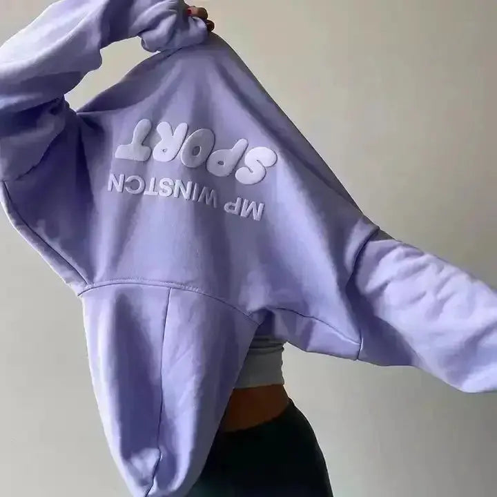 Thick, Fleece-Lined  Wings Hoodie - Loran