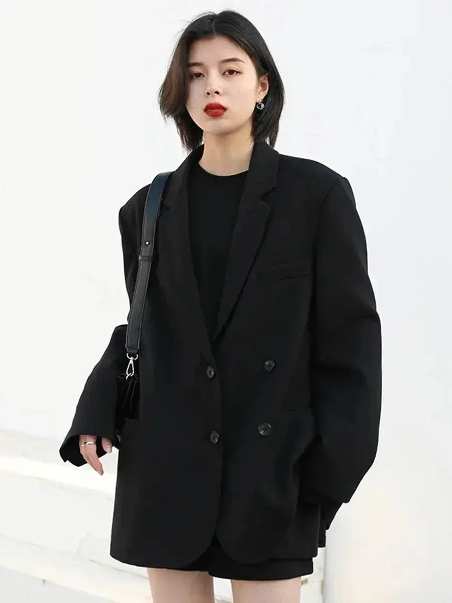 Classic Solid Long Sleeve Coat - Loran
