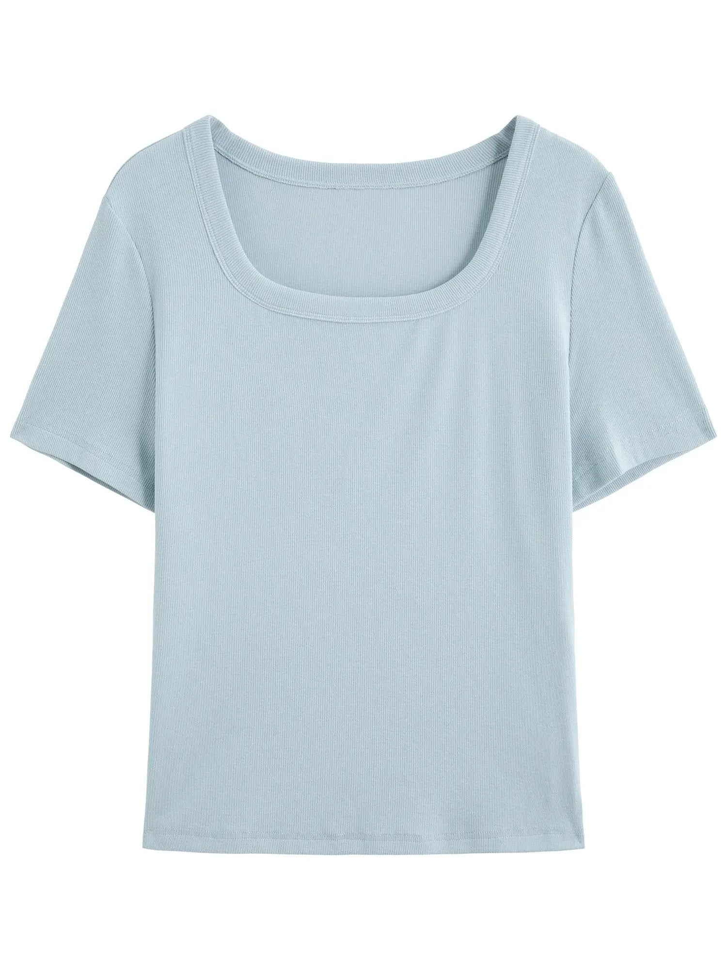 High-Stretch V/U Neck Tee Loran