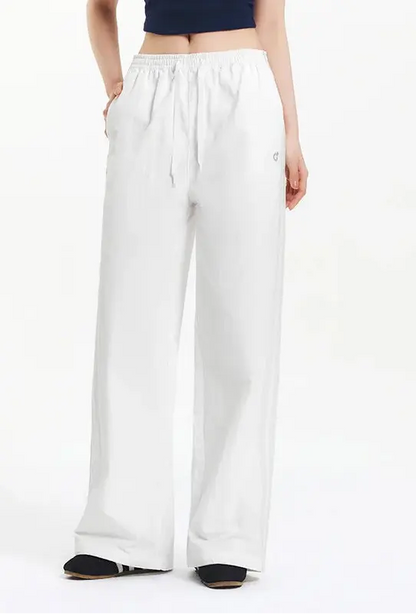Summer Wide Leg Sporty Pants for Women - Loran