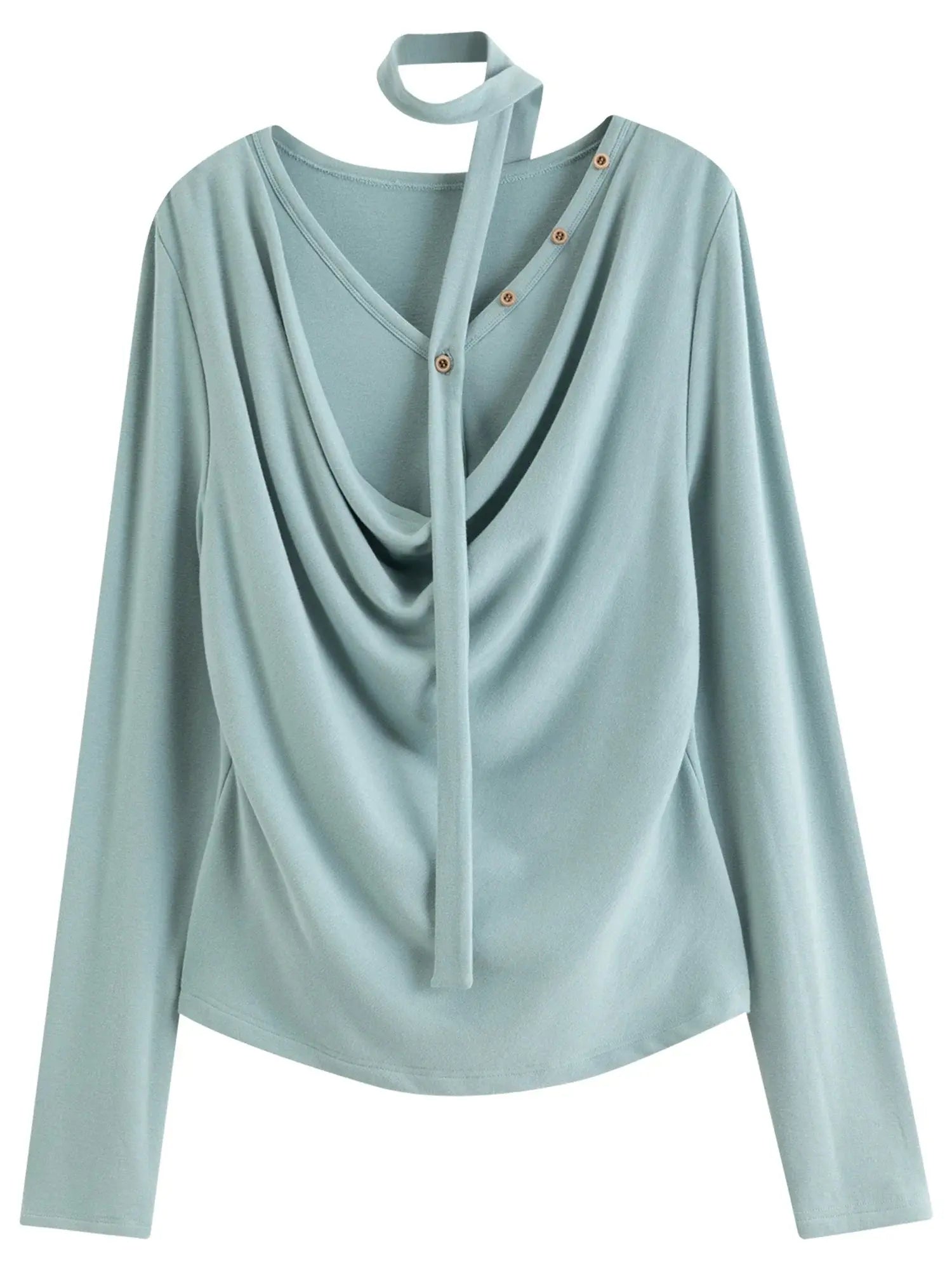Flattering Mock Two-Piece Layered T-Shirt - Plus Size LORAN STORE