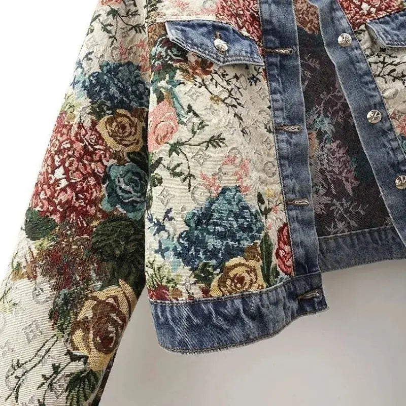 Women's Spring New Temperament Short Denim Jacket - Loran
