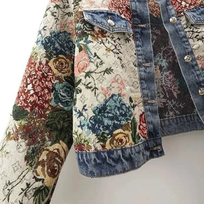 Women's Spring New Temperament Short Denim Jacket - Loran