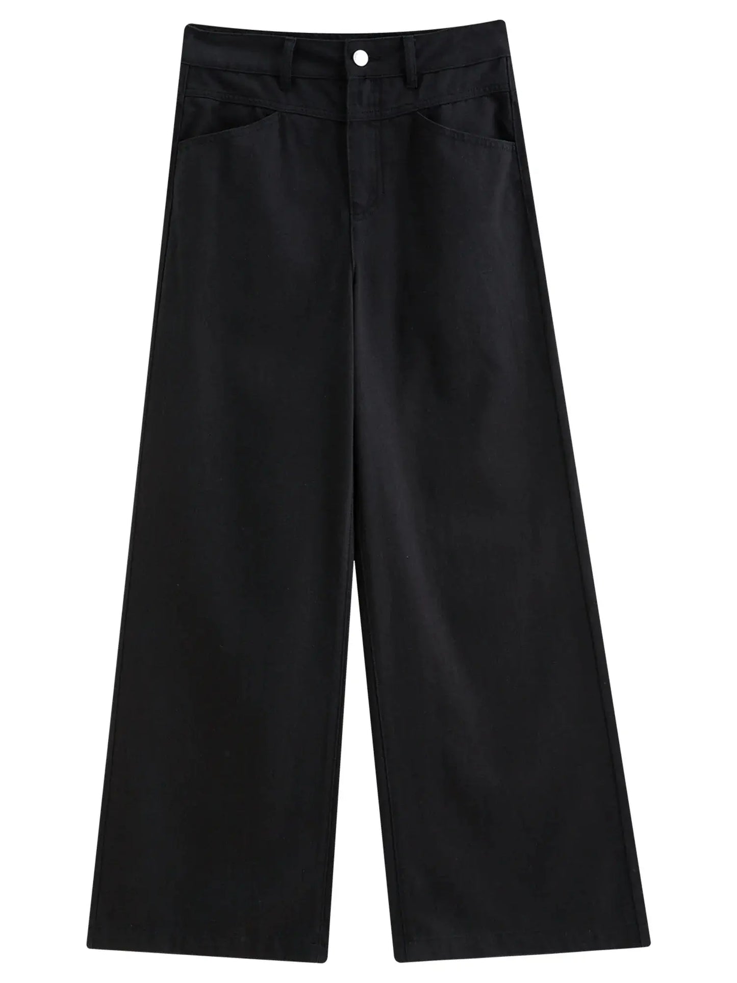 Multi-Color Wide-Leg Straight Jeans - Loran