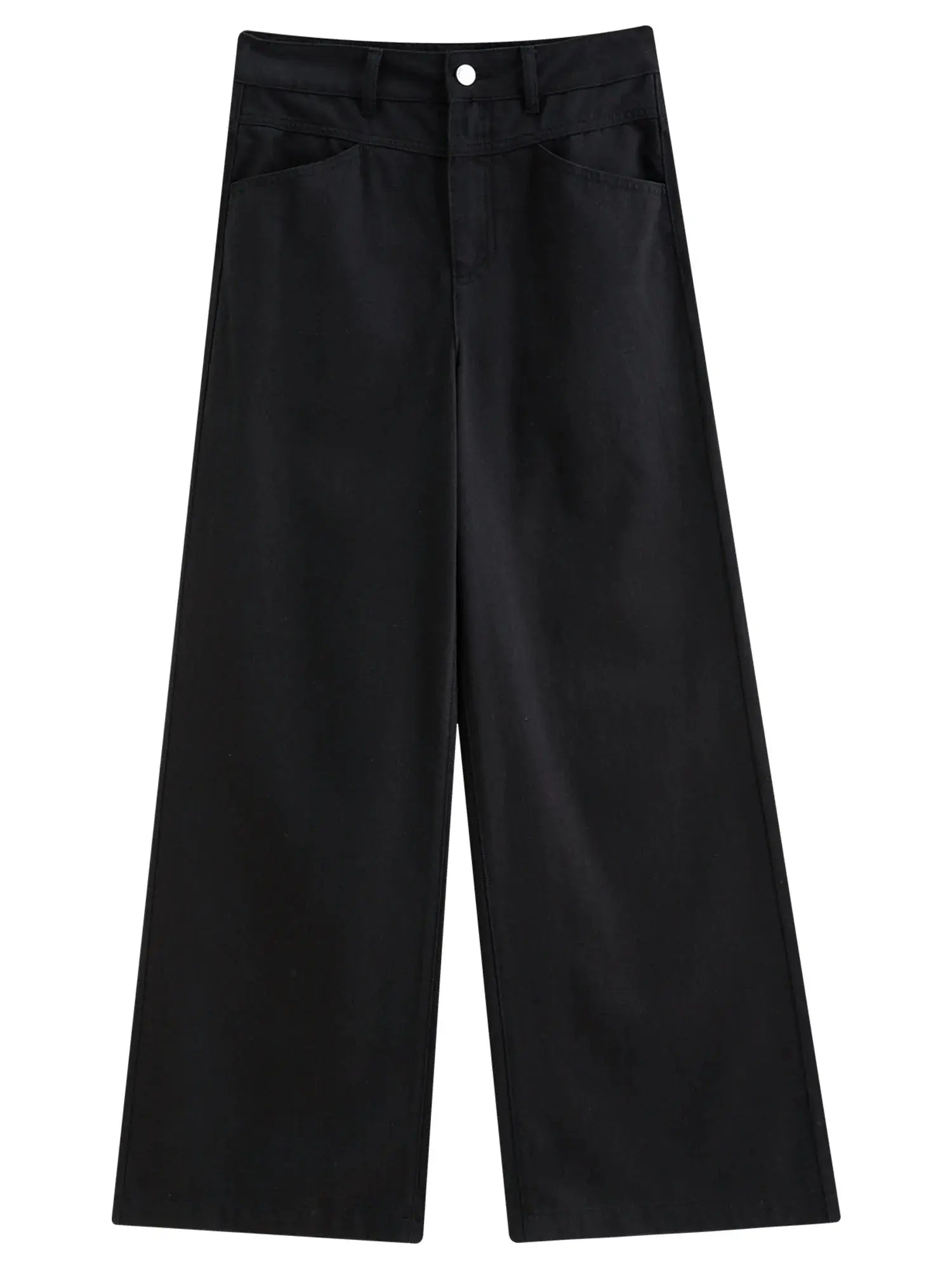 Multi-Color Wide-Leg Straight Jeans - Loran