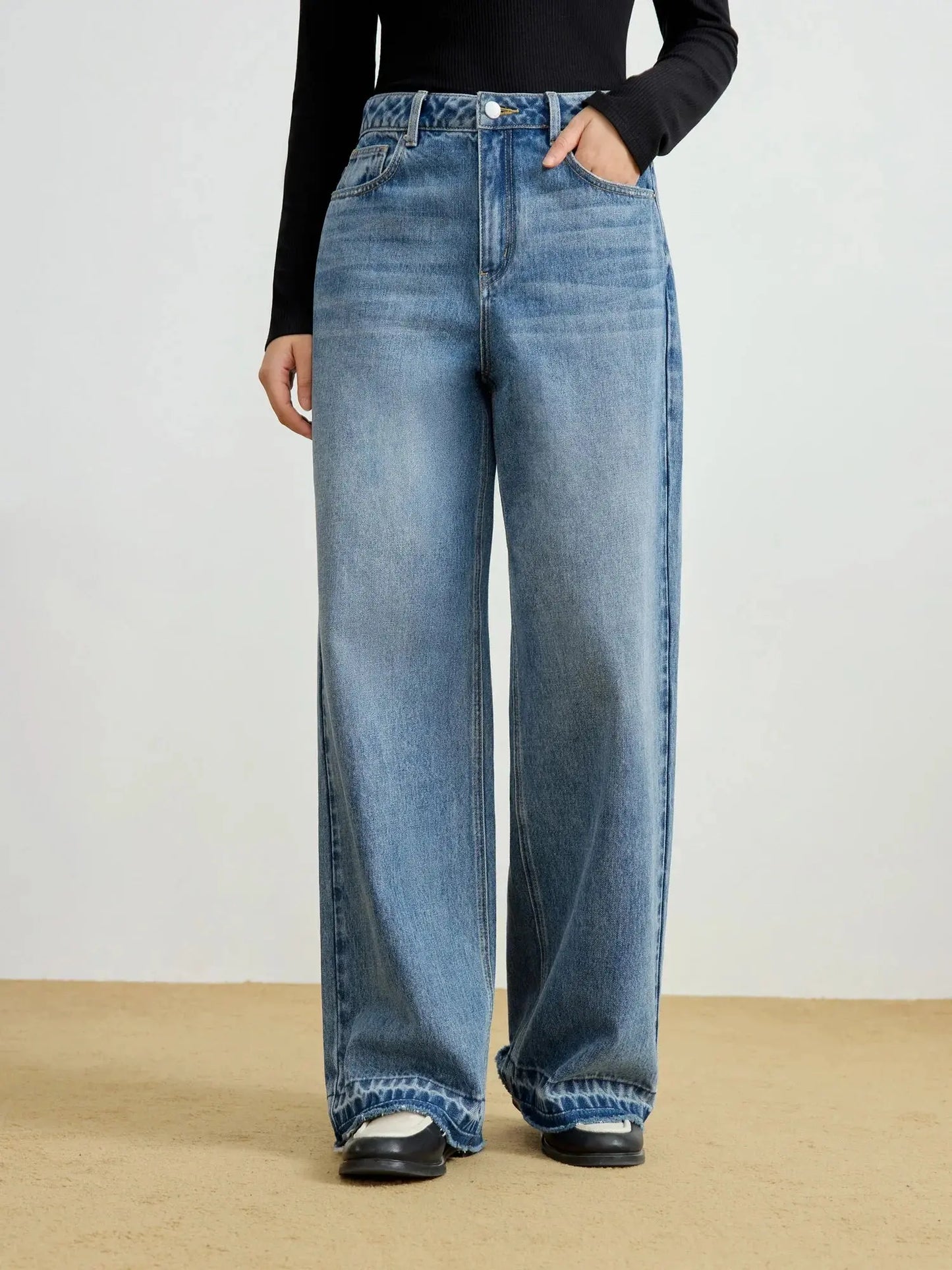 Classic High-Waist Straight Jeans LORAN STORE