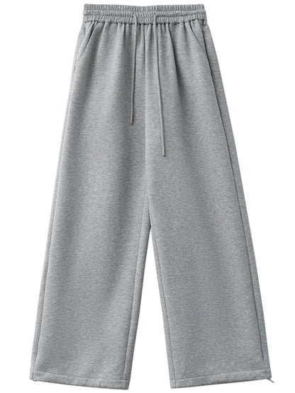 High-Waisted Wide Leg Pants Casual Loose Trousers Loran