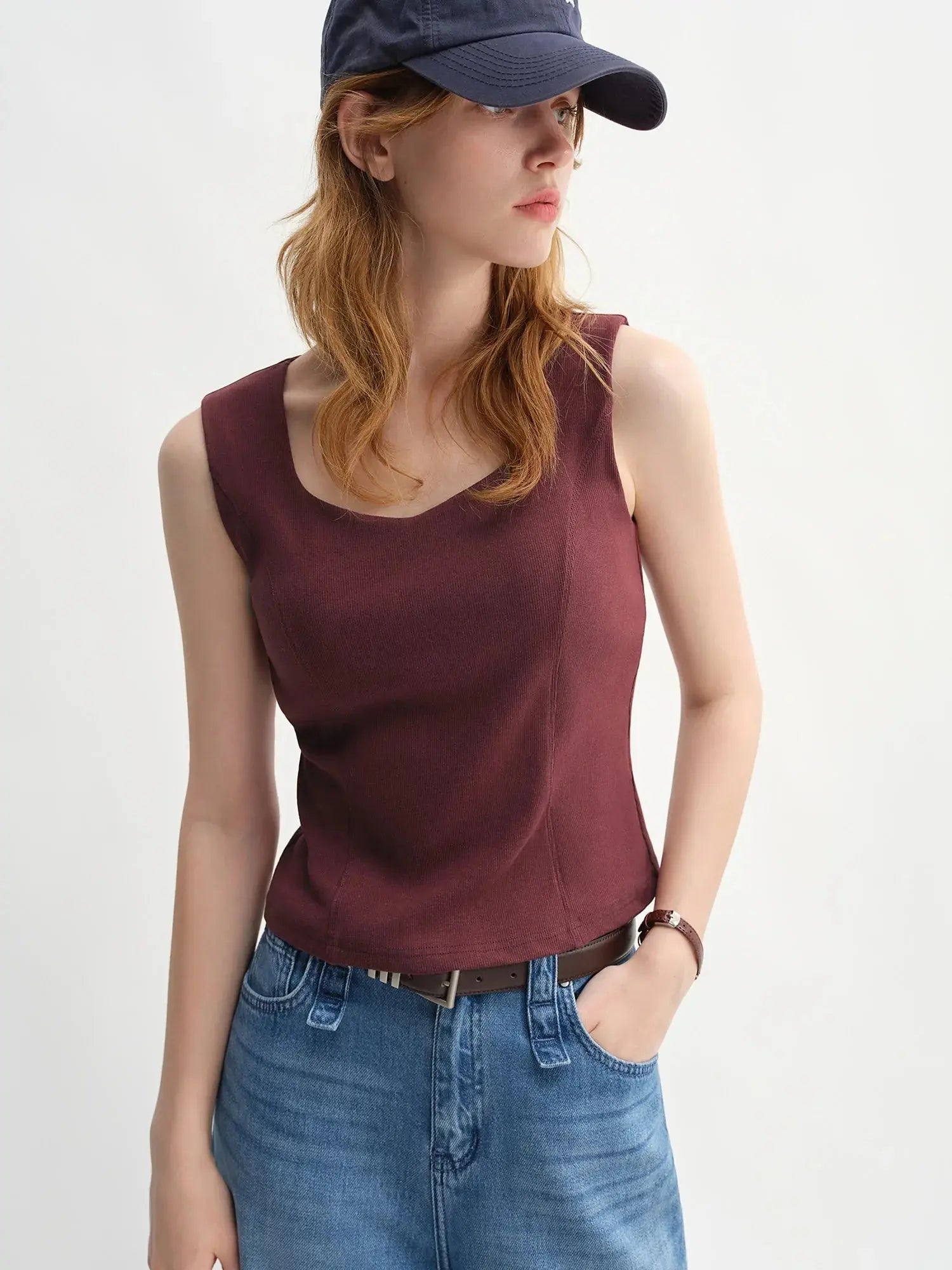 Plus-Size Fitted Tank LORAN STORE