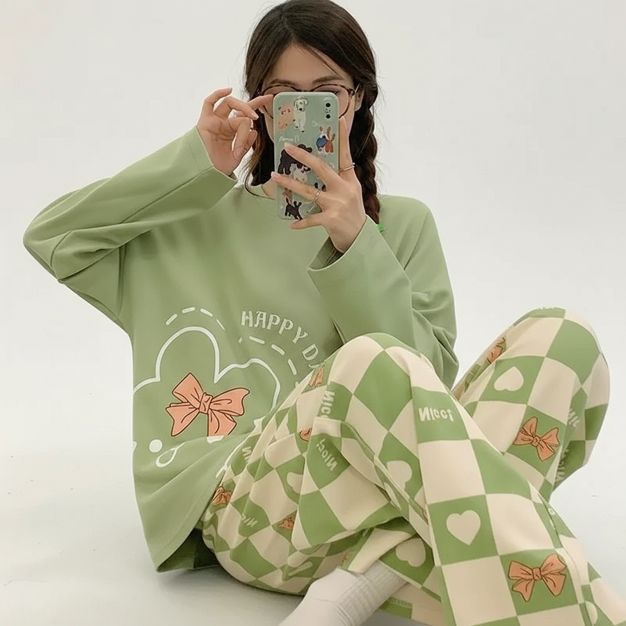 Long-Sleeve Homewear Set