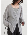Women's V-Neck Cardigan Sweater for Spring/Summer