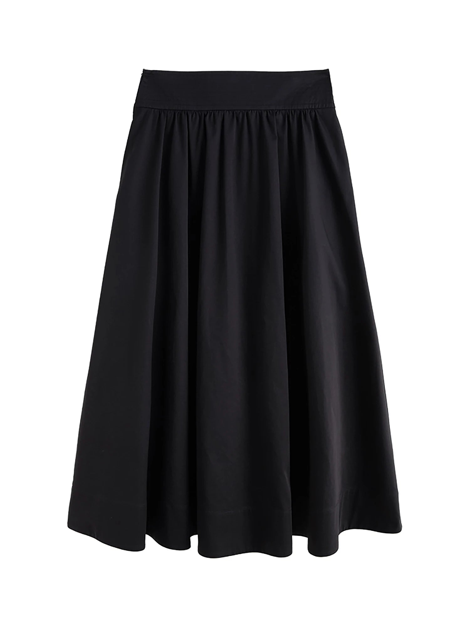 Plus Size High Waist Umbrella Skirt Elegant Chic Fit