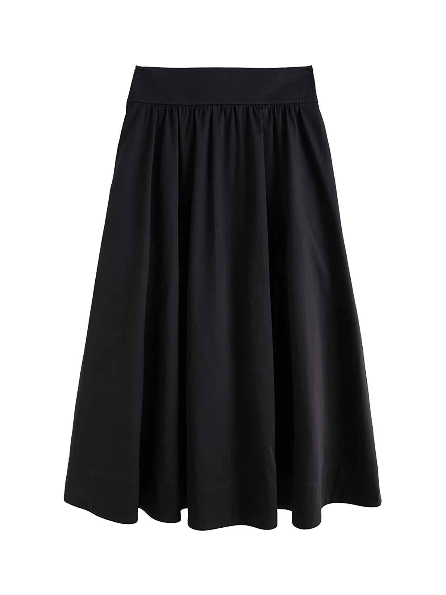 Plus Size High Waist Umbrella Skirt Elegant Chic Fit Loran