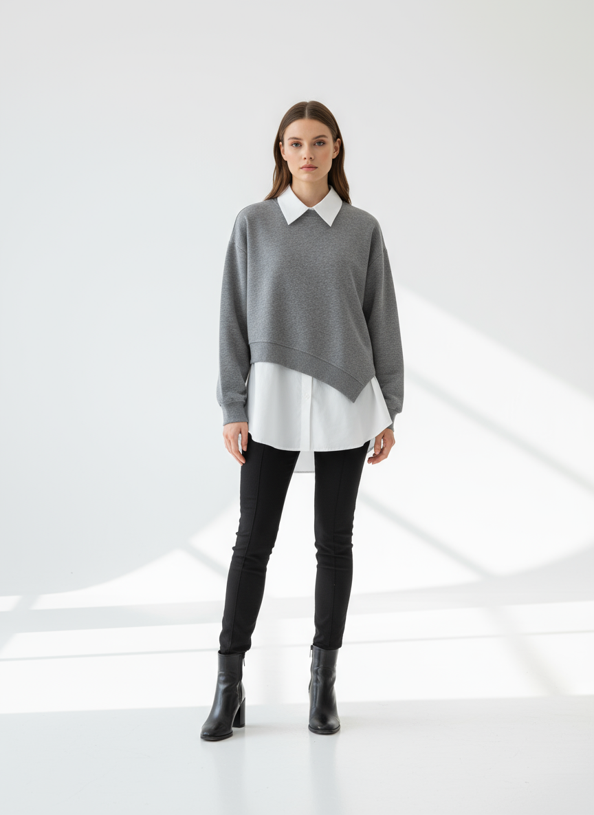 Simple and Catchy Stylish Patchwork Blouse