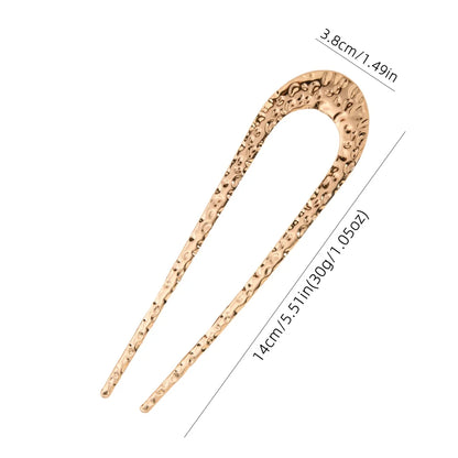 Alloy U-Shaped Chic & Versatile Women's Hair Clip