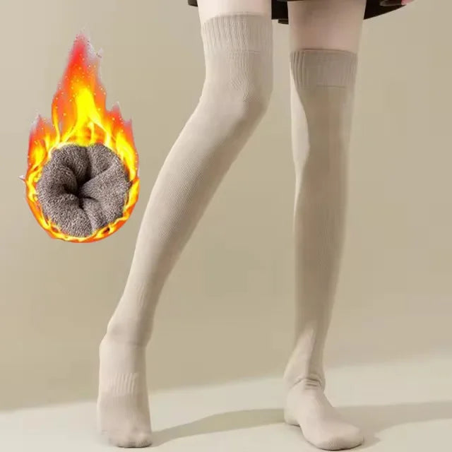 Thick Over-Knee Winter Socks for Women Extra Warm