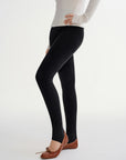 Slimming Vertical Texture Leggings with Stocking Feet