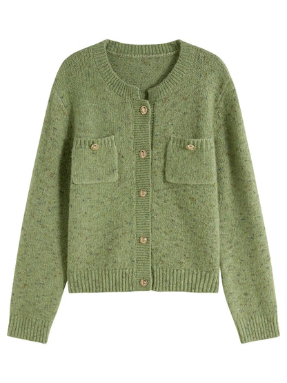Chic Winter Knitted Cardigan Sweater Jacket for Women - Loran