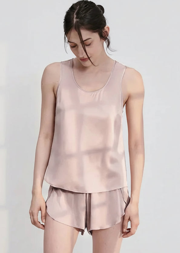 Plus-Size Mulberry Silk Pajama Set Luxury Women's Nightwear Loran