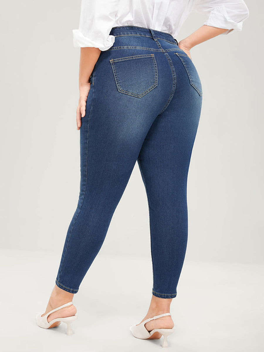 Plus Size Pencil Jeans - 3IN SMART Shop  #