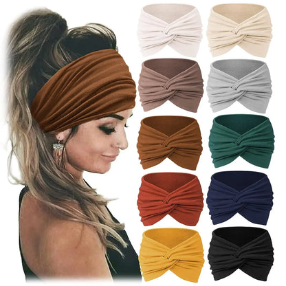 Women's Non-Slip Sports Headbands Soft & Elastic