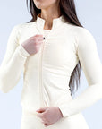 Luxury Seamless Stretch Sports Jacket for Women