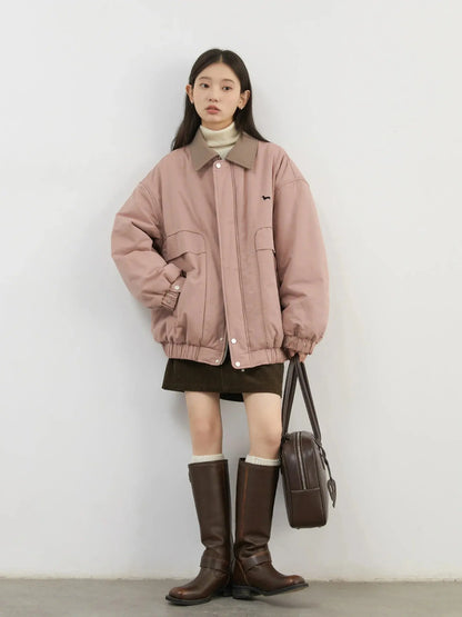 Women's Casual Cotton Workwear Jacket - Thick & Warm - Loran
