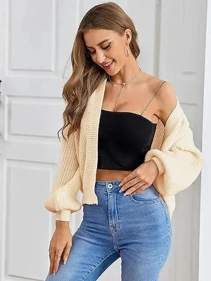 Fashionable Multi-Bar Color Block Sweater Top - Loran