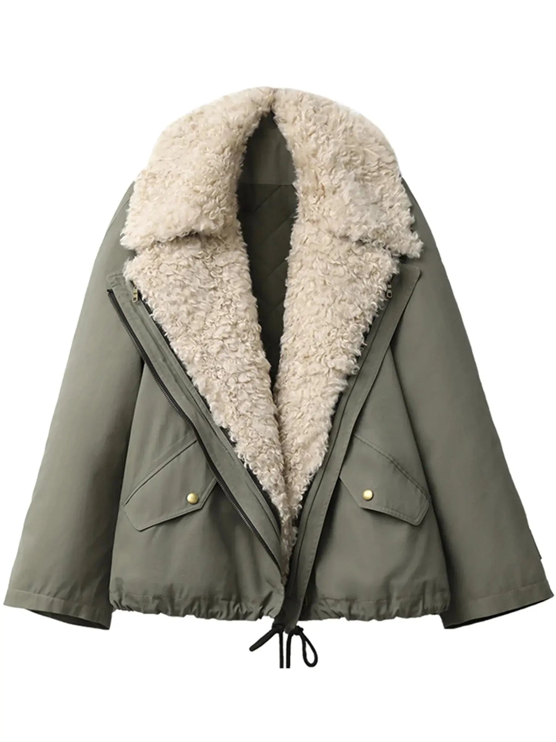 Thick Warm Loose Cotton Women's Jacket - Loran