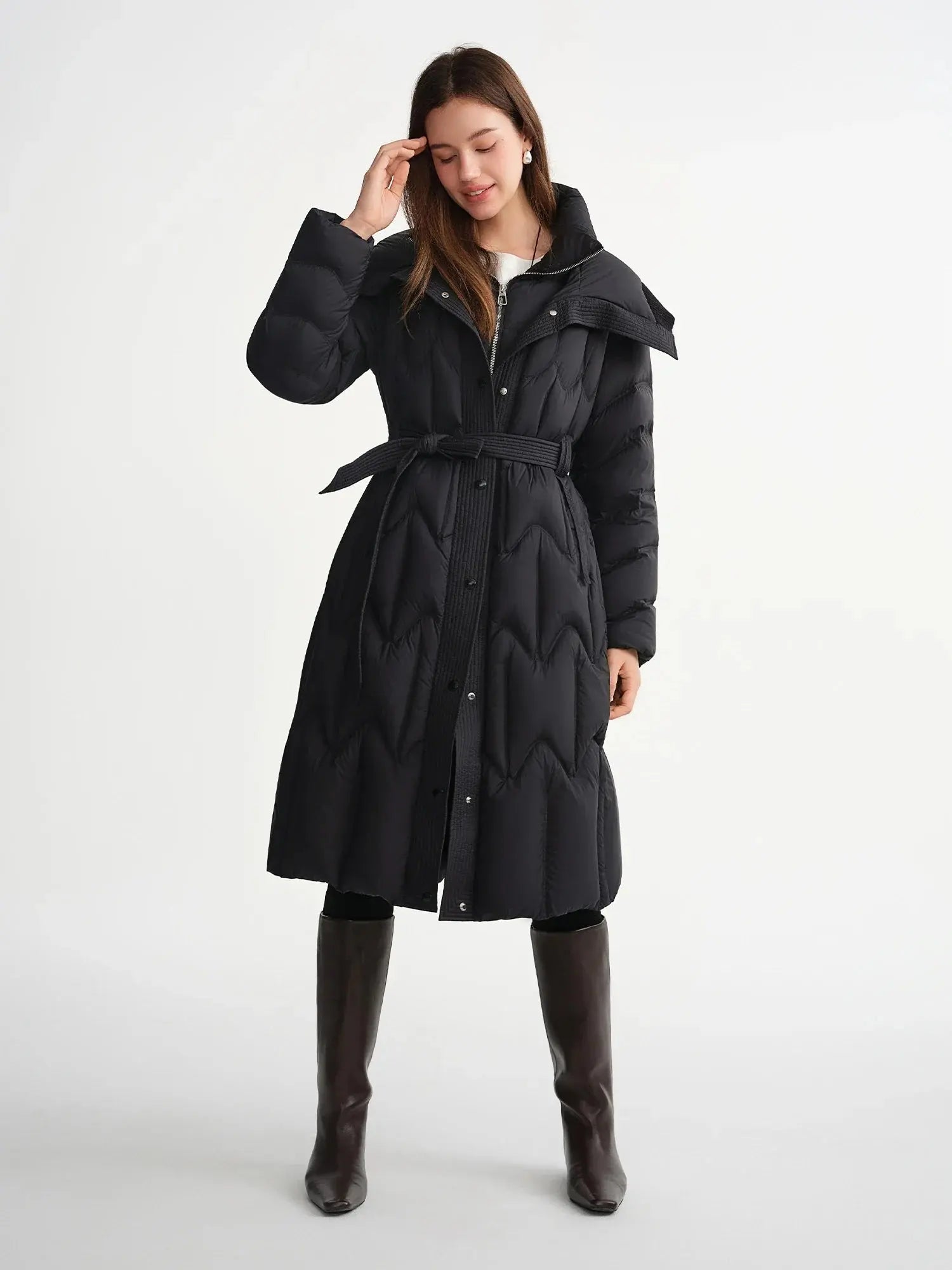Plus Size Quilted Splicing Short Winter Jacket - Loran