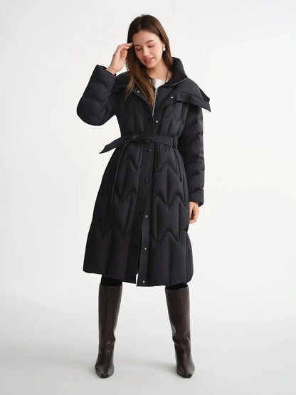 Plus Size Quilted Splicing Short Winter Jacket - Loran