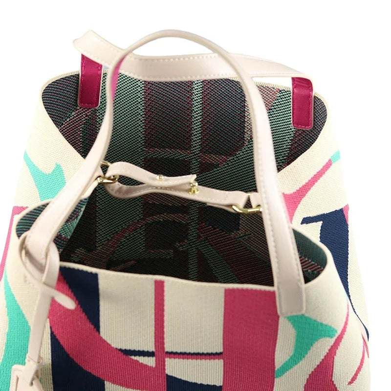 CH Brand Women's Large Fly Weave Tote Bag