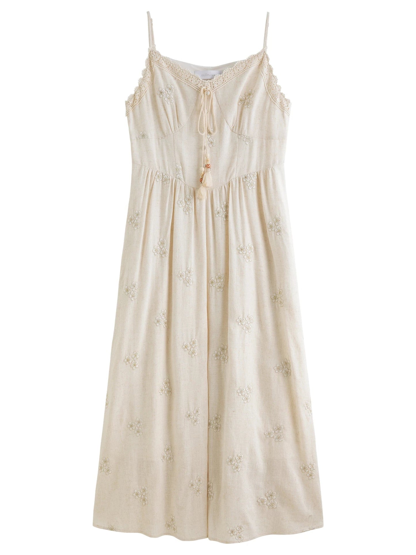 Boho Lace-Up Strappy Maxi Dress Summer Fashion Loran