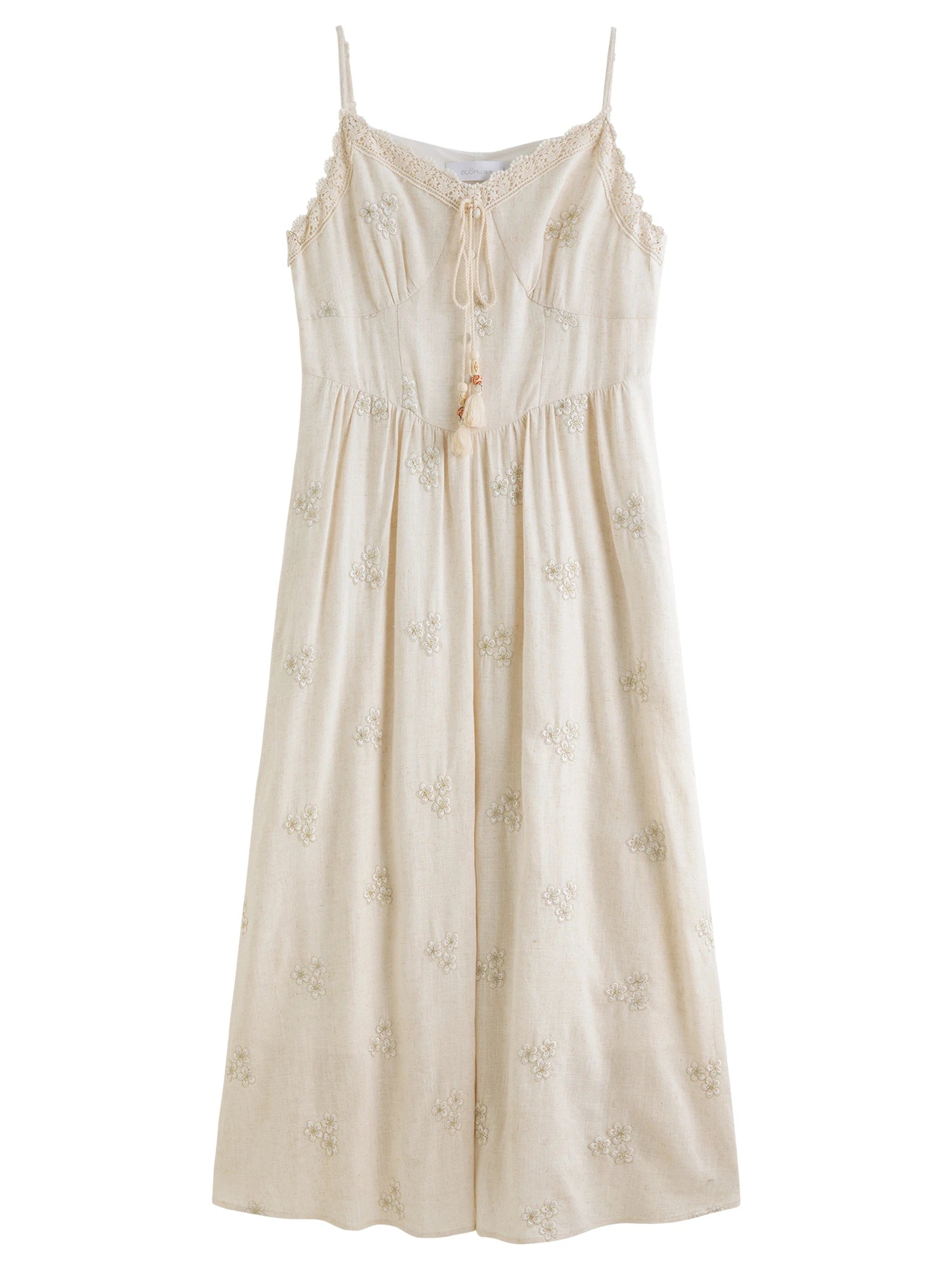 Boho Lace-Up Strappy Maxi Dress Summer Fashion Loran