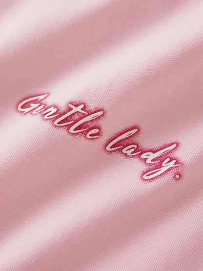 Plus-Size Contrast Letter Tee LORAN STORE