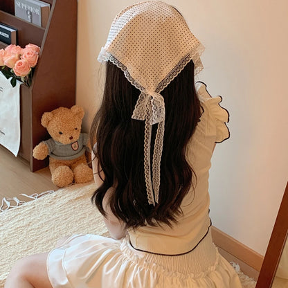 Polka Dot Summer Headscarf & Sweet Hair Hoop