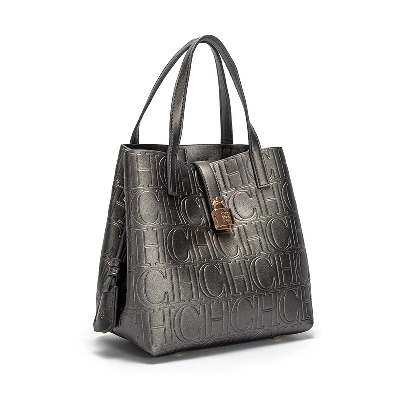 Classic Solid Color Large Tote Bag Women's Handbag
