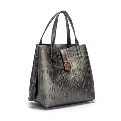 Classic Solid Color Large Tote Bag Women's Handbag