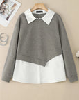 Simple and Catchy Stylish Patchwork Blouse