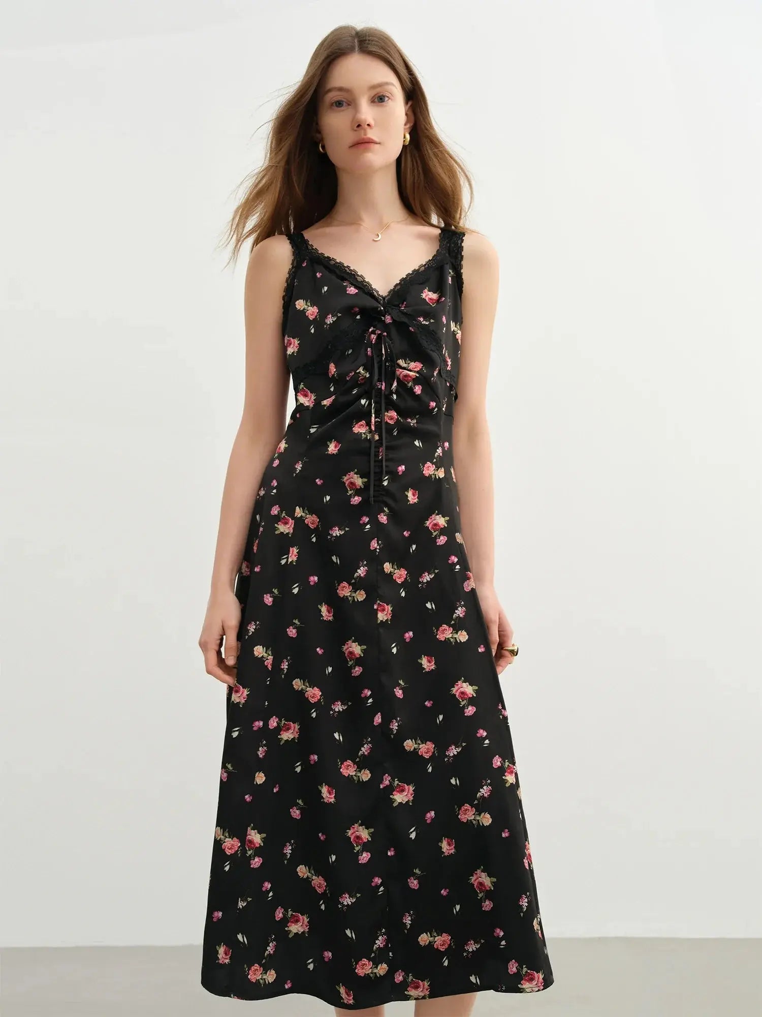 Elegant Plus-Size Strapless Lace Dress - Loran