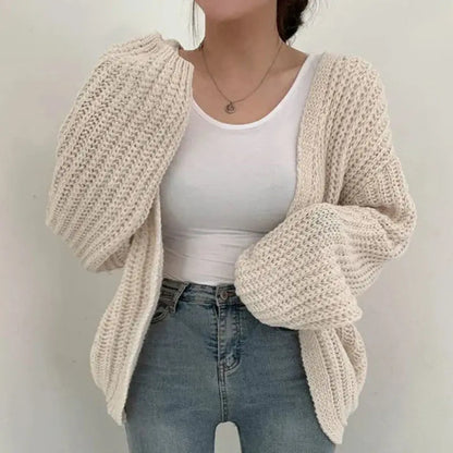 Vintage-Style Fall Cardigan Coat - Loran