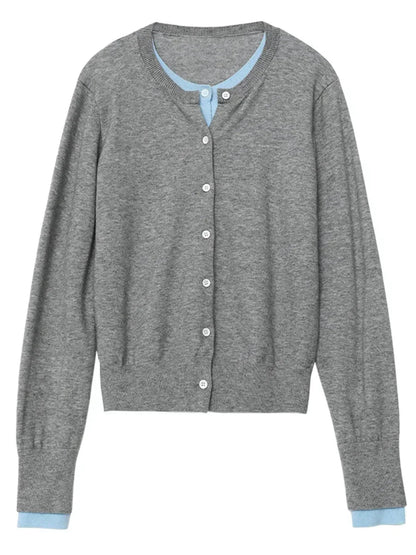 CHIC VEN Women Cardigan Korean O Neck Loose Single Breasted Knitted Sweaters Fashion Female Jumpers Clothing Autumn 2025 Loran