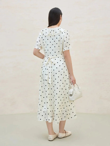 Elegant Polka Dot Sweetheart Dress LORAN STORE