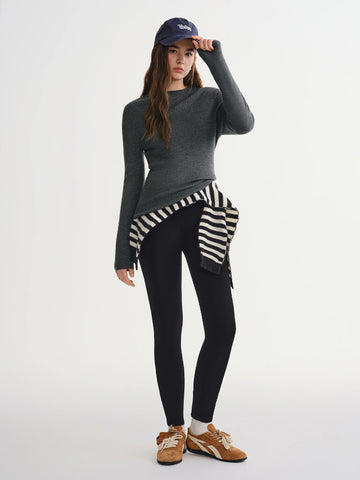 Plus Size Fleece-Lined Thermal Leggings