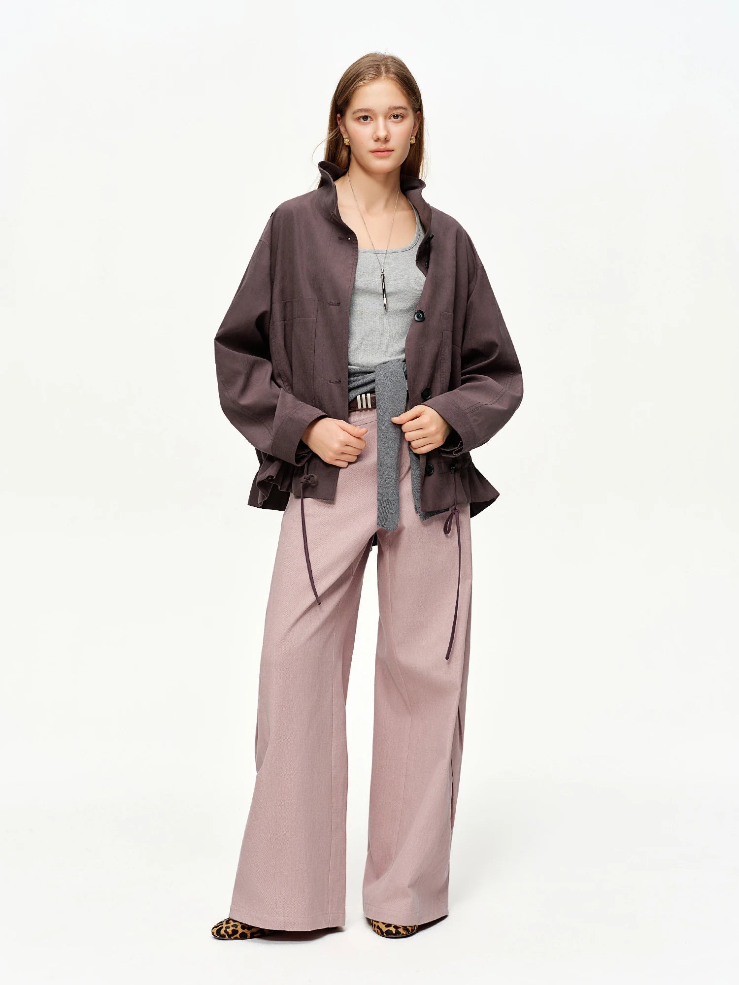 Women’s Retro Cargo Scimitar Pants Loose Cotton Trousers Loran