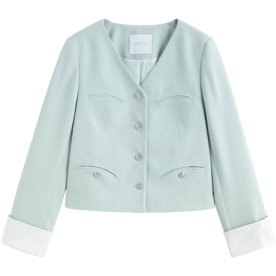 Loose Fit Plus Size Blazer and Dress Set for Work & Casual